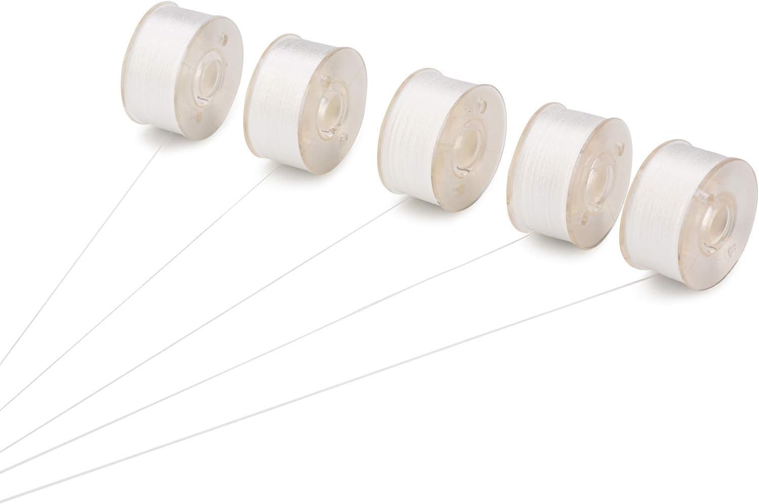 144pcs Embroidery Pre-Wound Bobbins Thread, Class 15 Type A Size SA156, Polye...