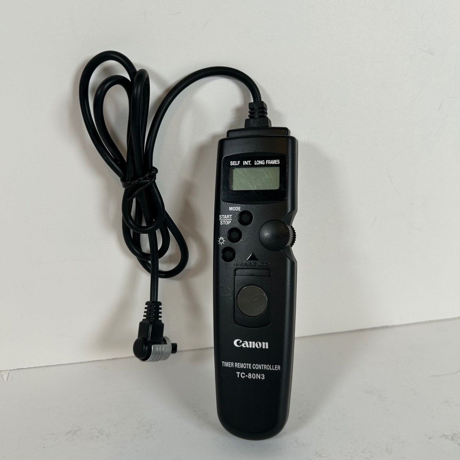 Canon TC-80N3 Timer Remote Controller Wired N3 Connector Black LCD Display Works