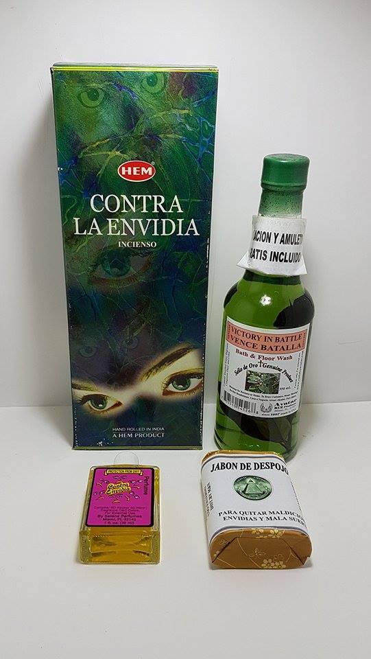 DESPOJO KIT COMPLETO BAÑO CONTRA ENVIDIA PARA ALEJAR LO MALO INSTRUCCIONES INCLU