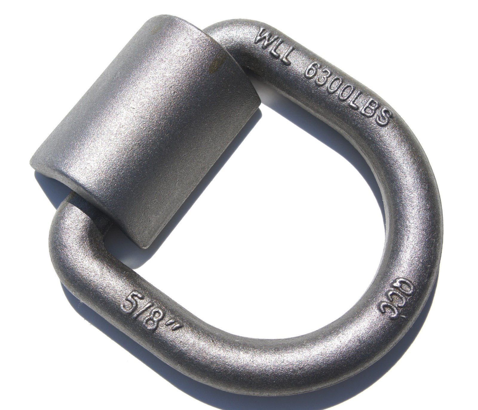 (12) 5/8" D Ring Weld On Tie Down Flatbed Truck Trailer Chain Straps w DOT WLL