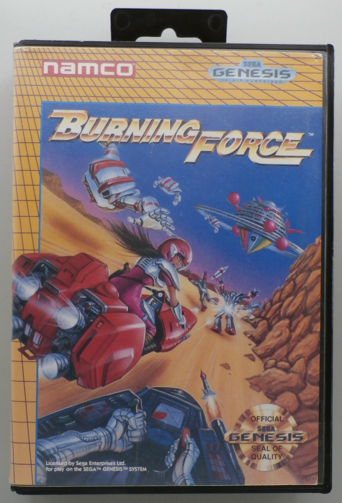 Burning Force (Genesis, 1990) Box ONLY