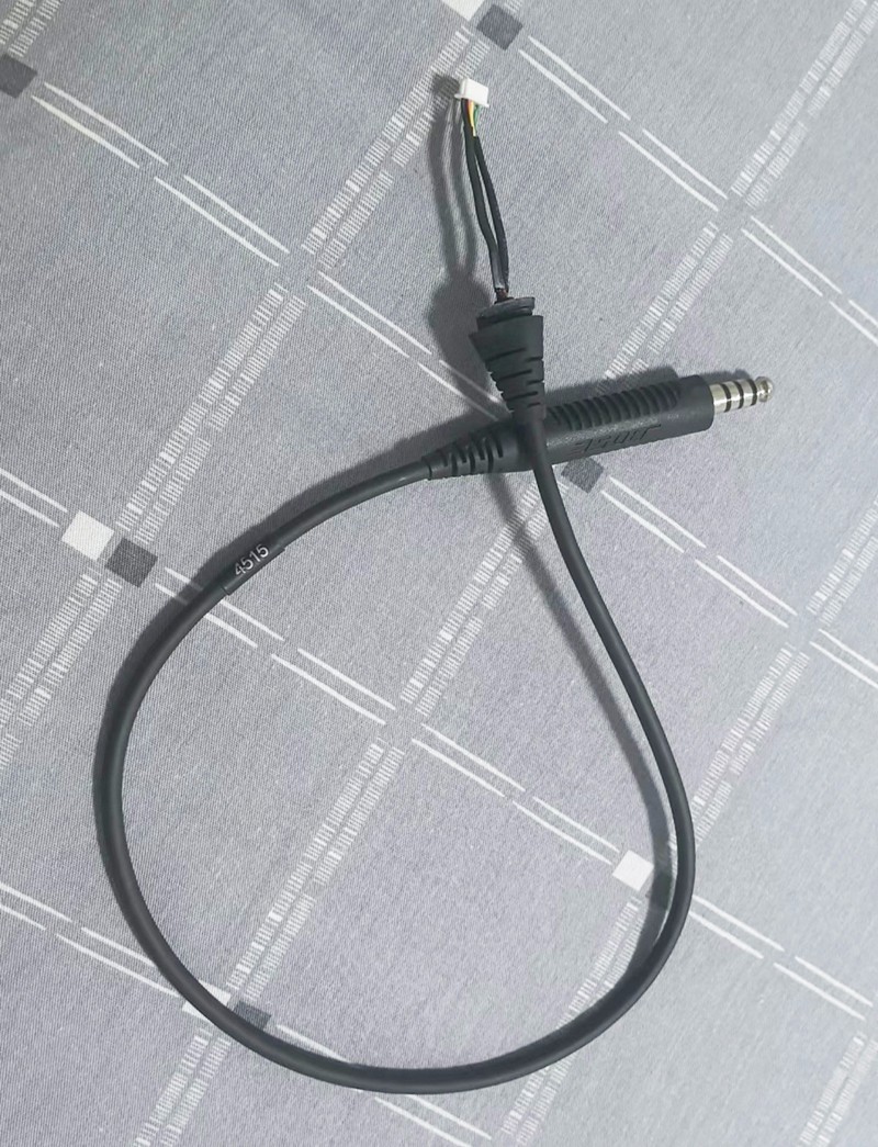 For Original Bose A20 Aviation Headset Helicopter U174 Plug U Plug Straight Cord