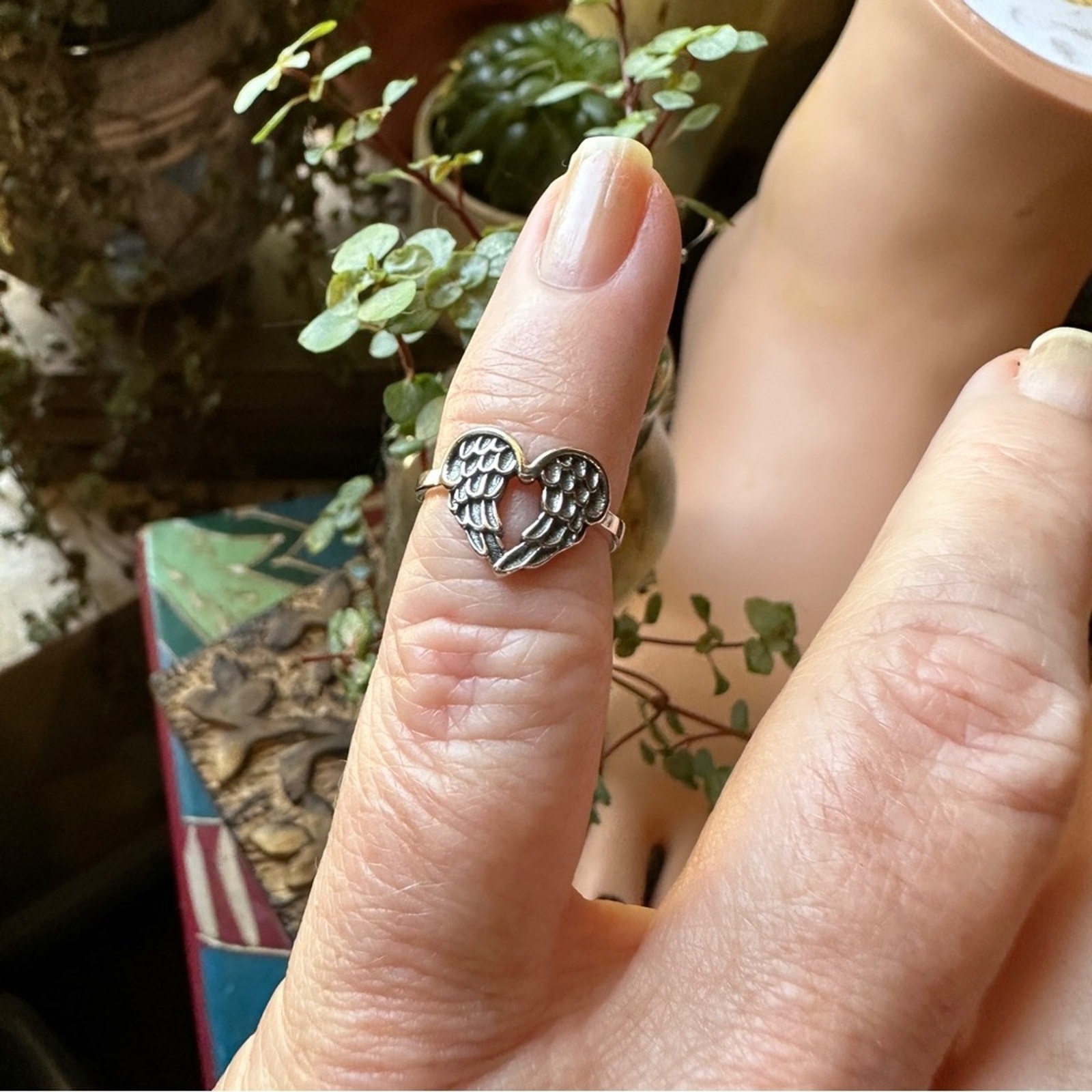 Angel Wings Sterling Silver Toe Ring