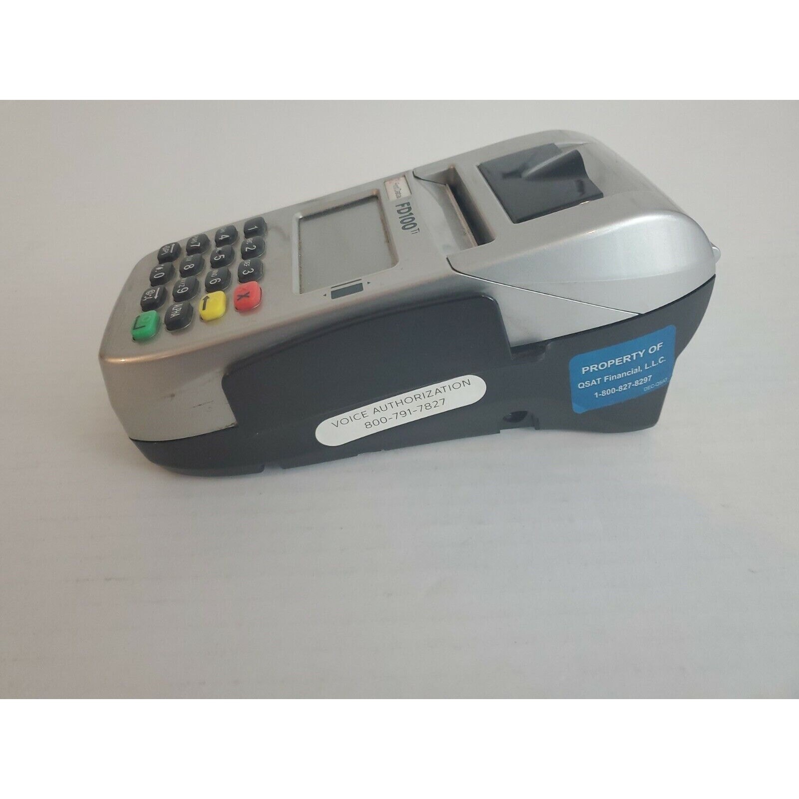 FIRST DATA FD100ti Terminal Credit Card Machine NO Charger Untested