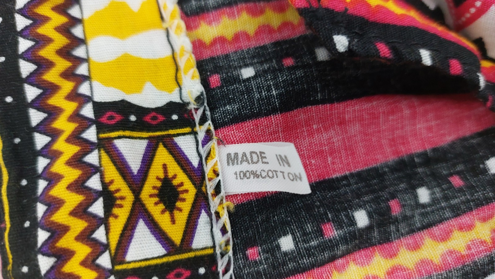Men Women African Dashiki Top Shirt Hippie Blouse 100% Cotton 2 Pocket Free size