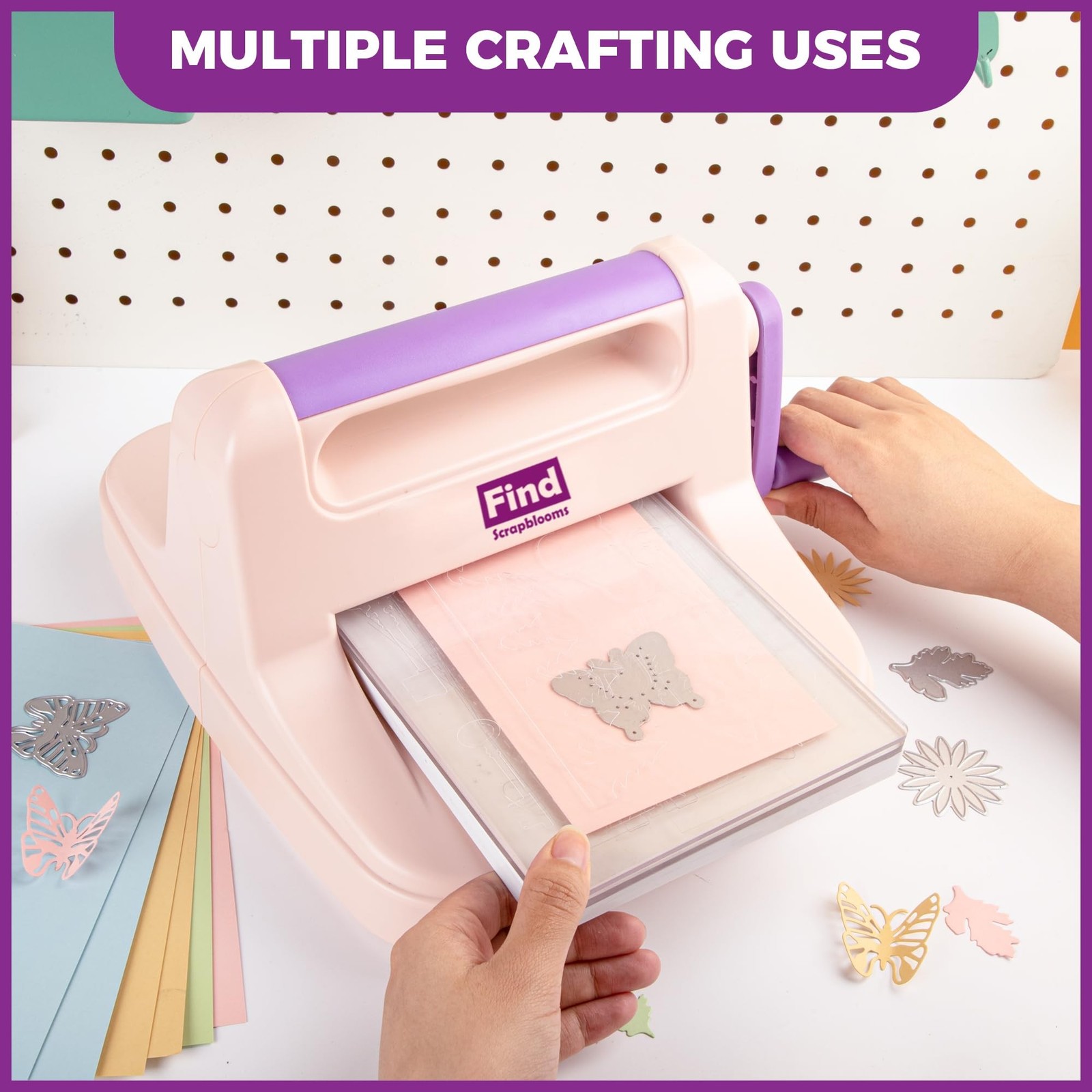Die Cut Machine,Manual Embossing Machine for Cardmaking,Scrapbooking with Gif...