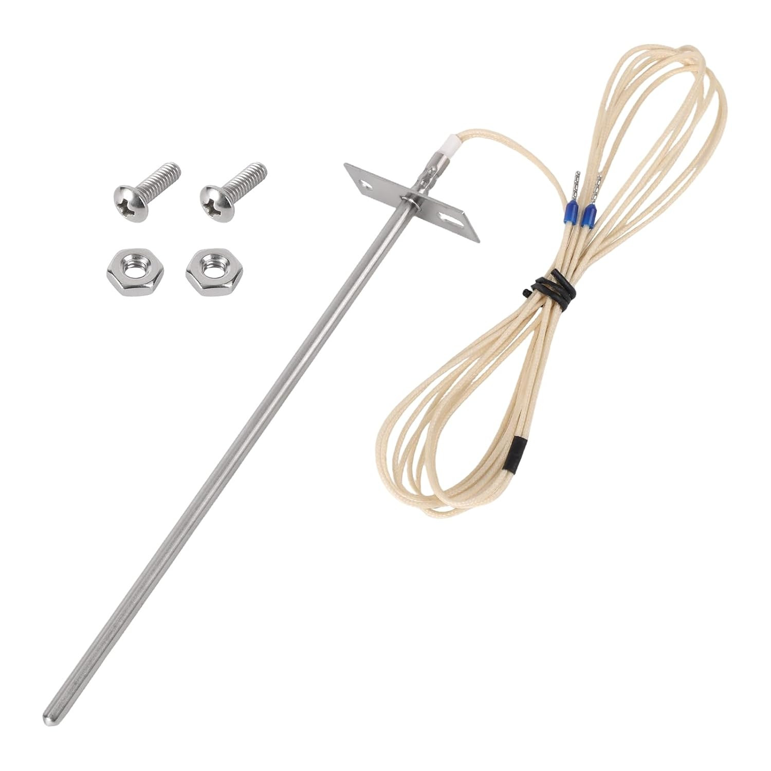 7" RTD Temperature Probe Sensor for Traeger & Z-Grill Pellet Grills | 304 Stainl