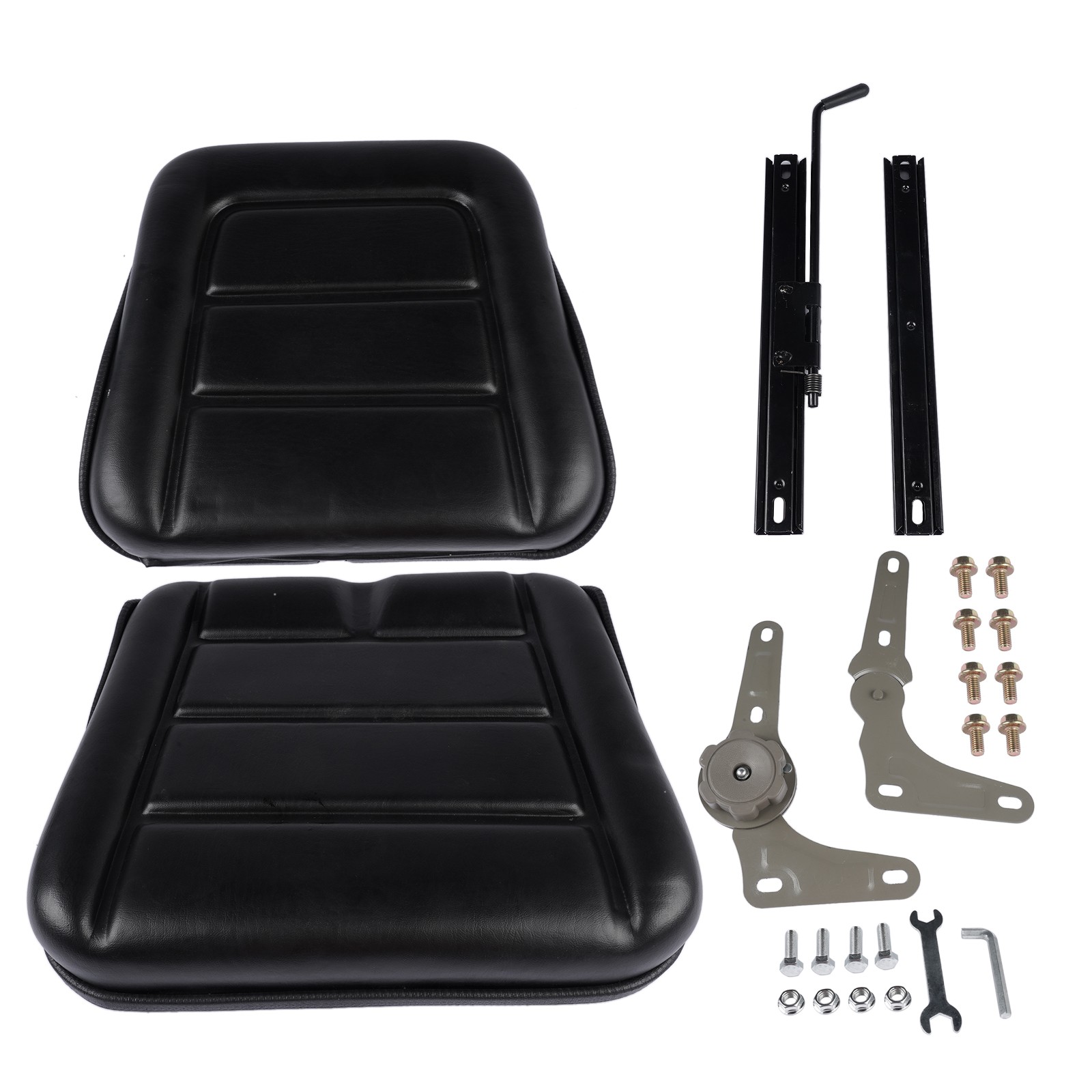 Universal Seat w/ Adjustable Backrest New for Forklift Garden Tractor Lawn Mower
