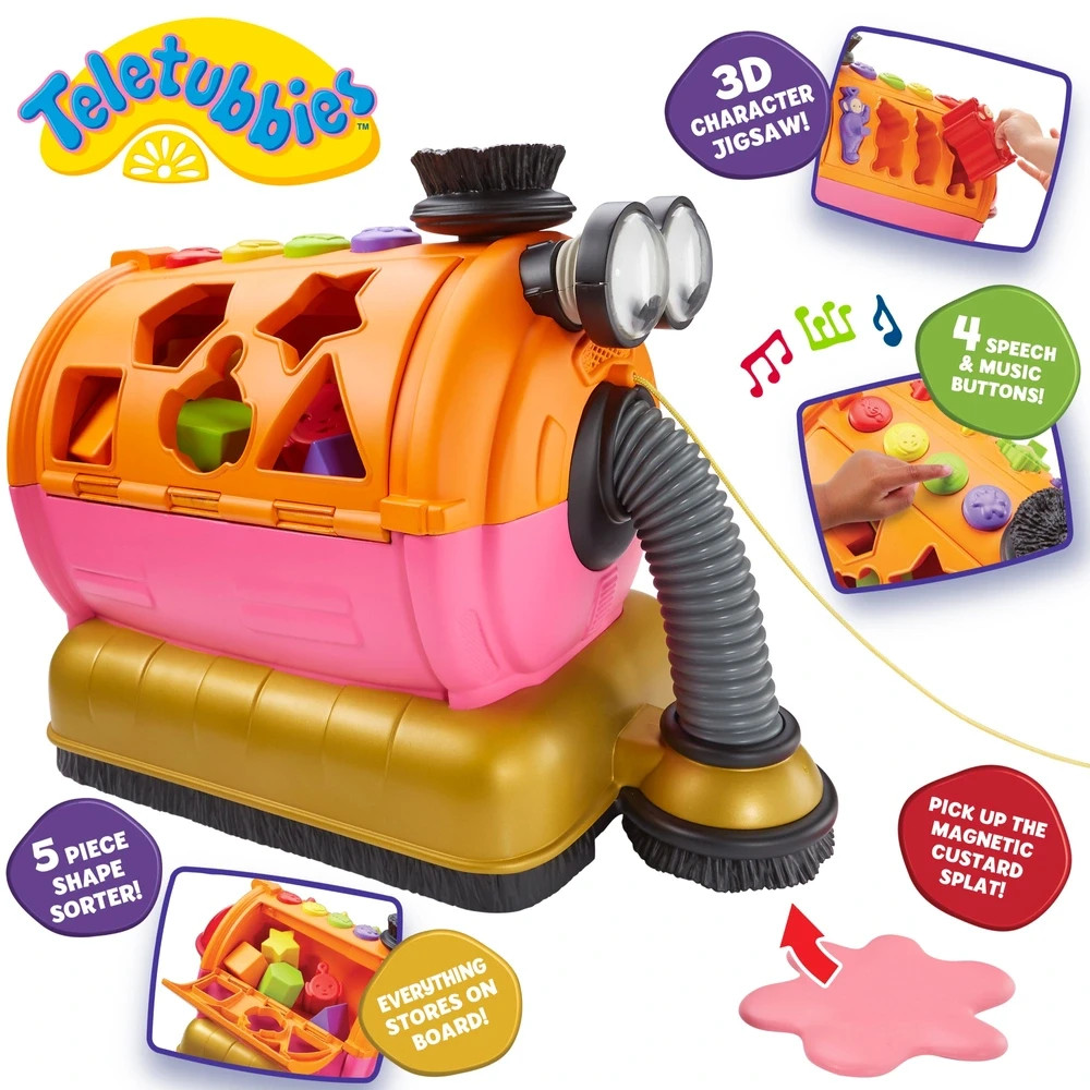 Teletubbies Pull & Play Electronic Noo Noo Teletubbies Speech & Sound Effects***