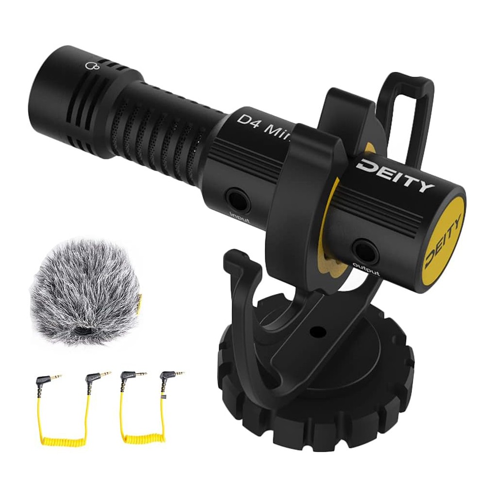 Deity V-Mic D4 Mini Microphone Super Cardioid Compact Mic for Camera DSLR Vlog