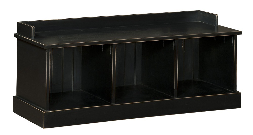 Storage Bench Seat Wooden Entryway Benches Black New