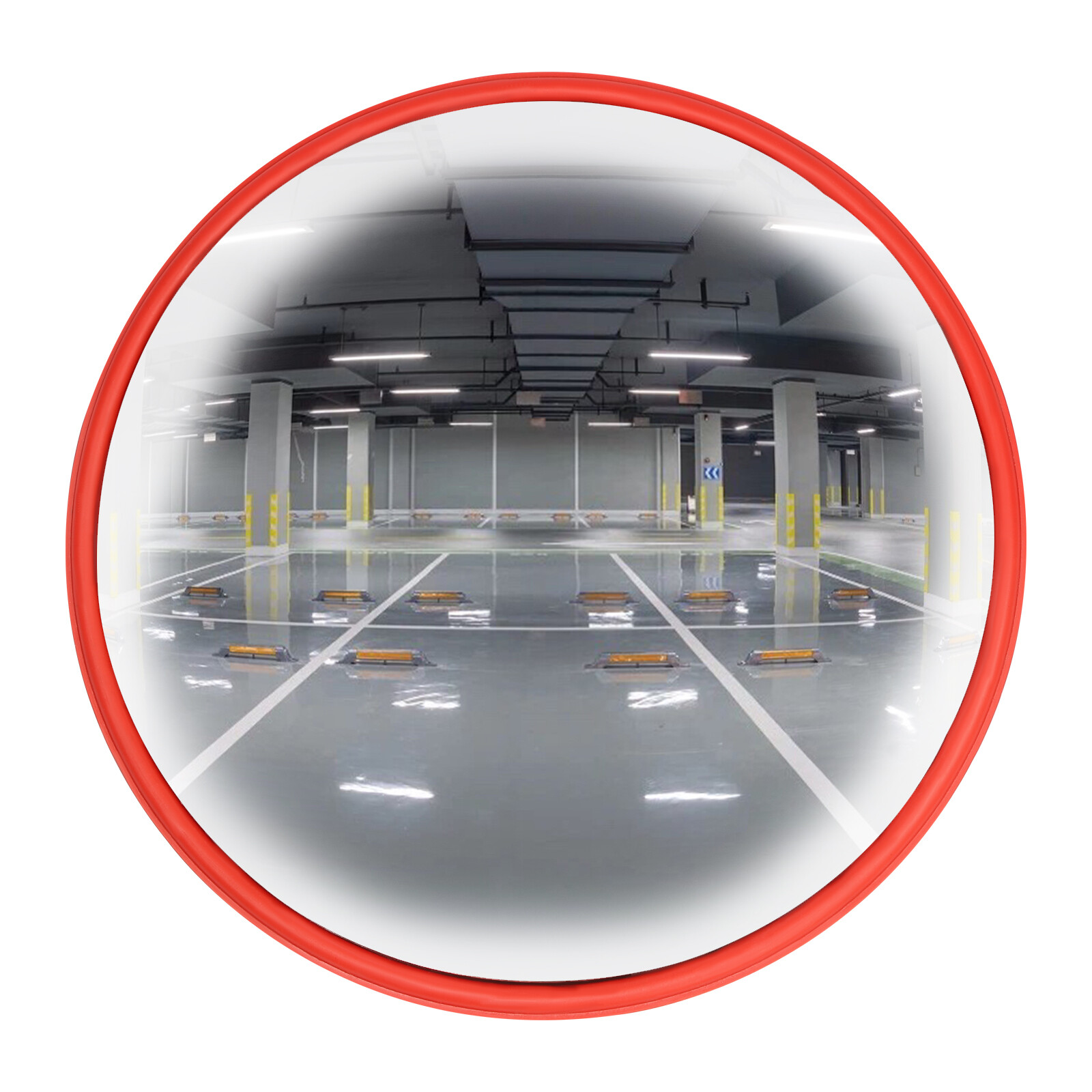 18"/45cm Security Mirror PC Convex Traffic Parking Wide Angle Safety Mirror