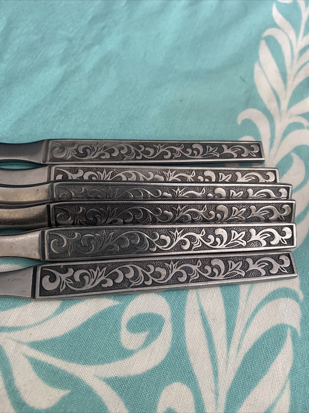 6 MONTEREY ~ Riviera Stainless Japan Dinner Knives Flatware