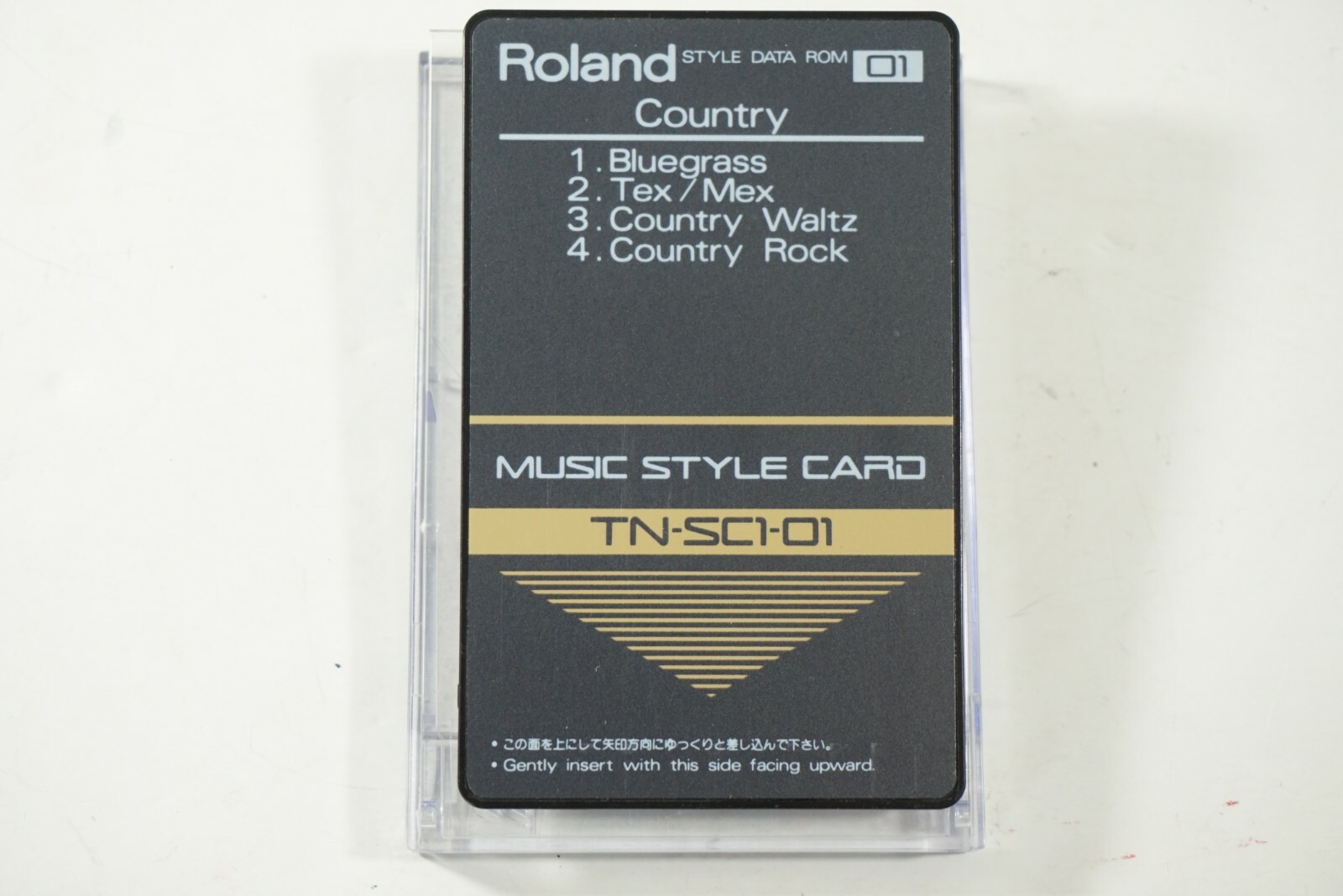 Roland Music Style Card w/ Case: Country - TN-SC1-01, FREE 2-3 Day Ship!!!