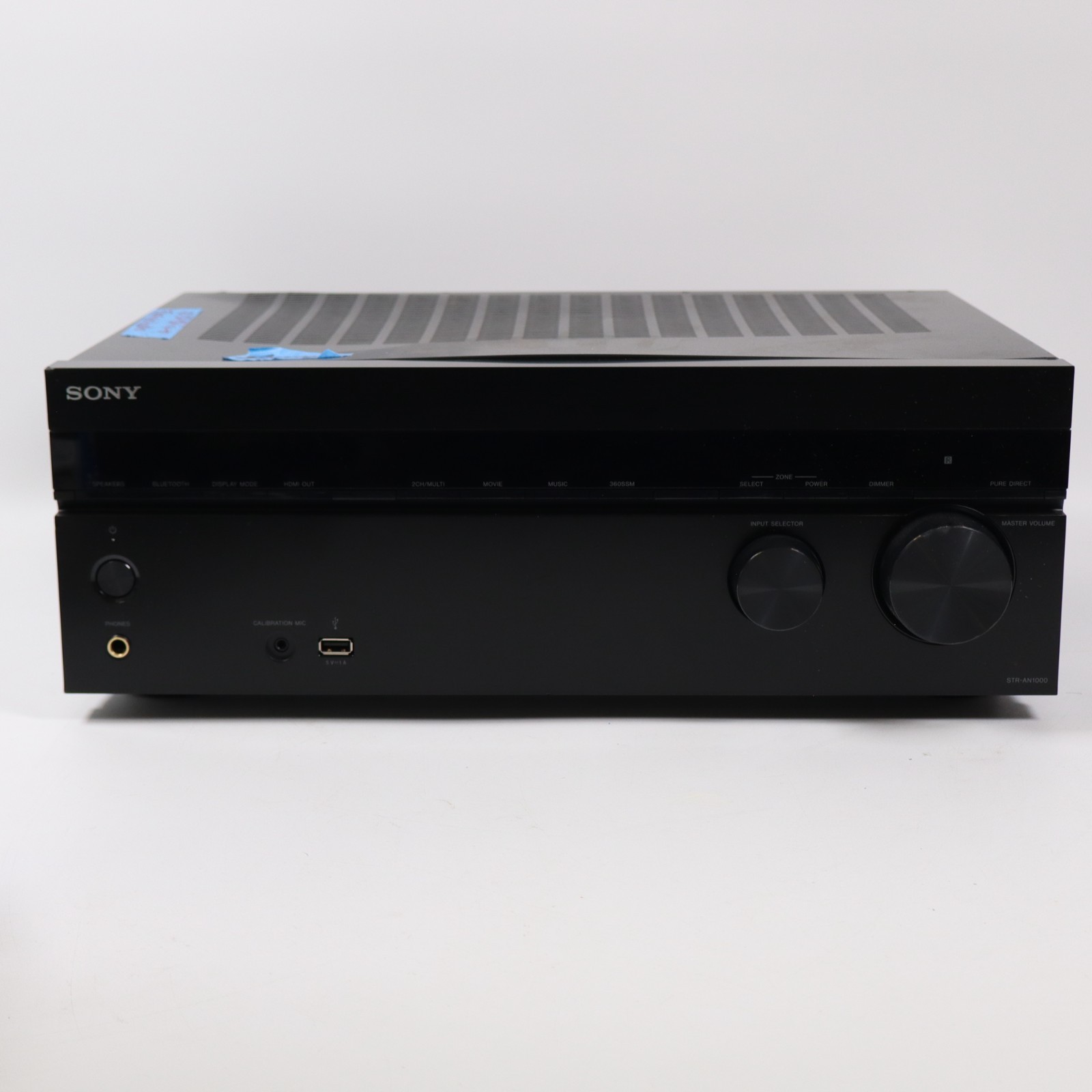 BROKEN FOR PARTS Sony STR-AN1000 Receiver - Powers On - MISSING ONE ANTENNA