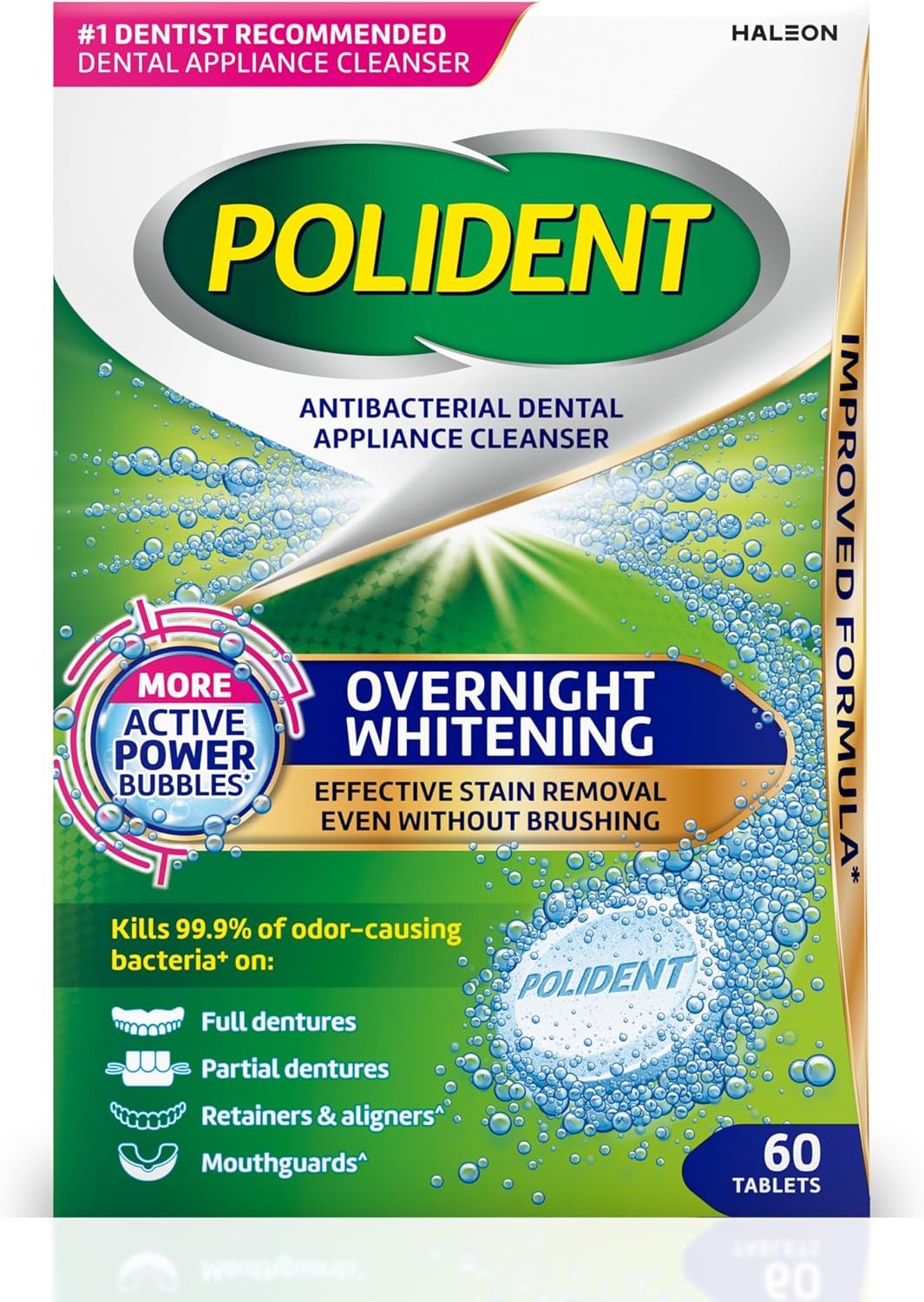 Polident Denture Cleaning Tablets 60 Count