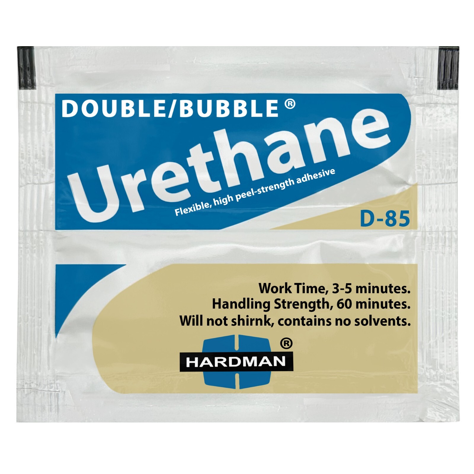 Hardman Double Bubble Blue Urethane D-85 Semi-Rigid Epoxy - 04023 (5 pack)