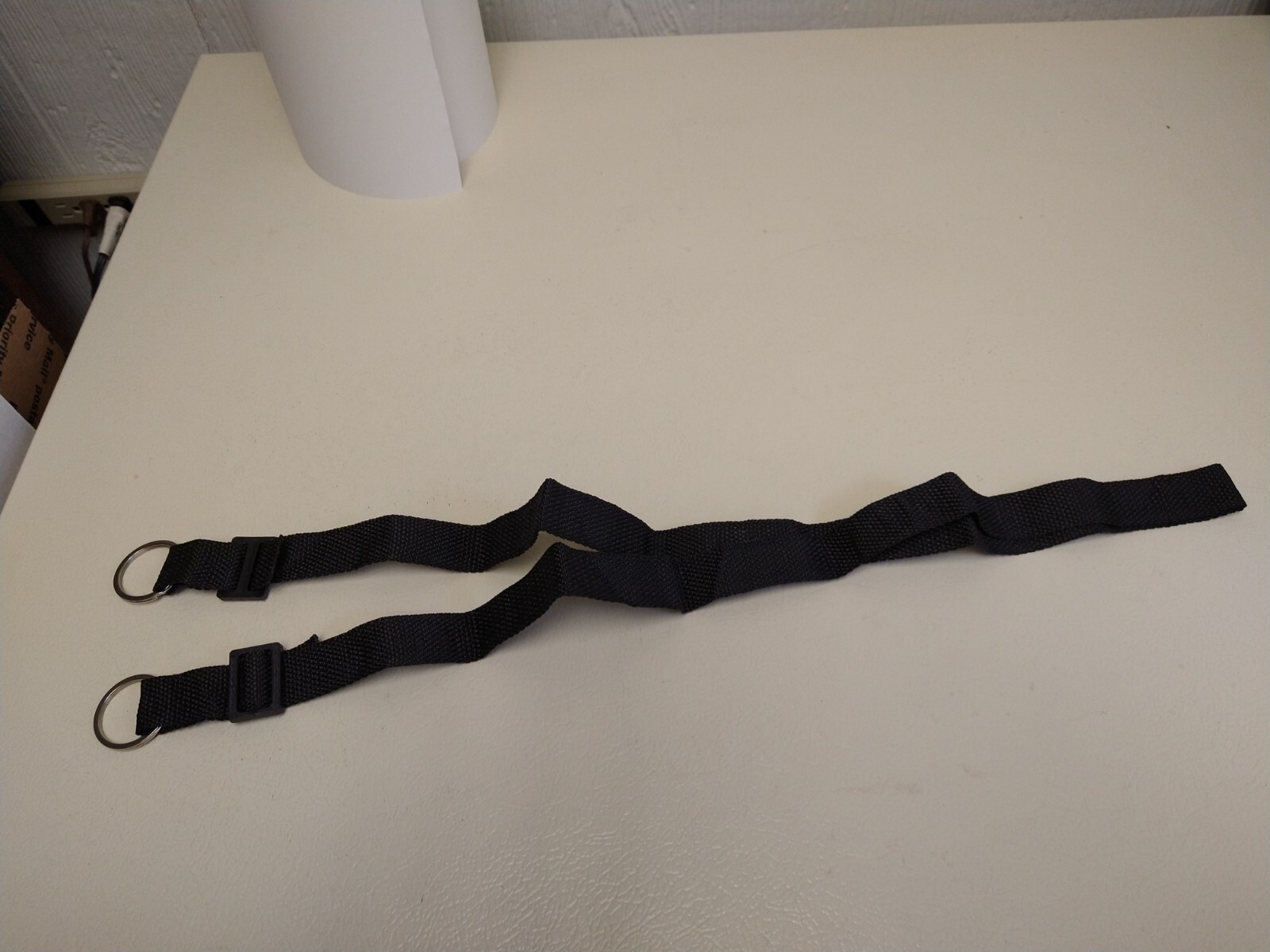 New Black Adjustable Polyester Replacement Shoulder Strap w/Metal rings 7/29/22