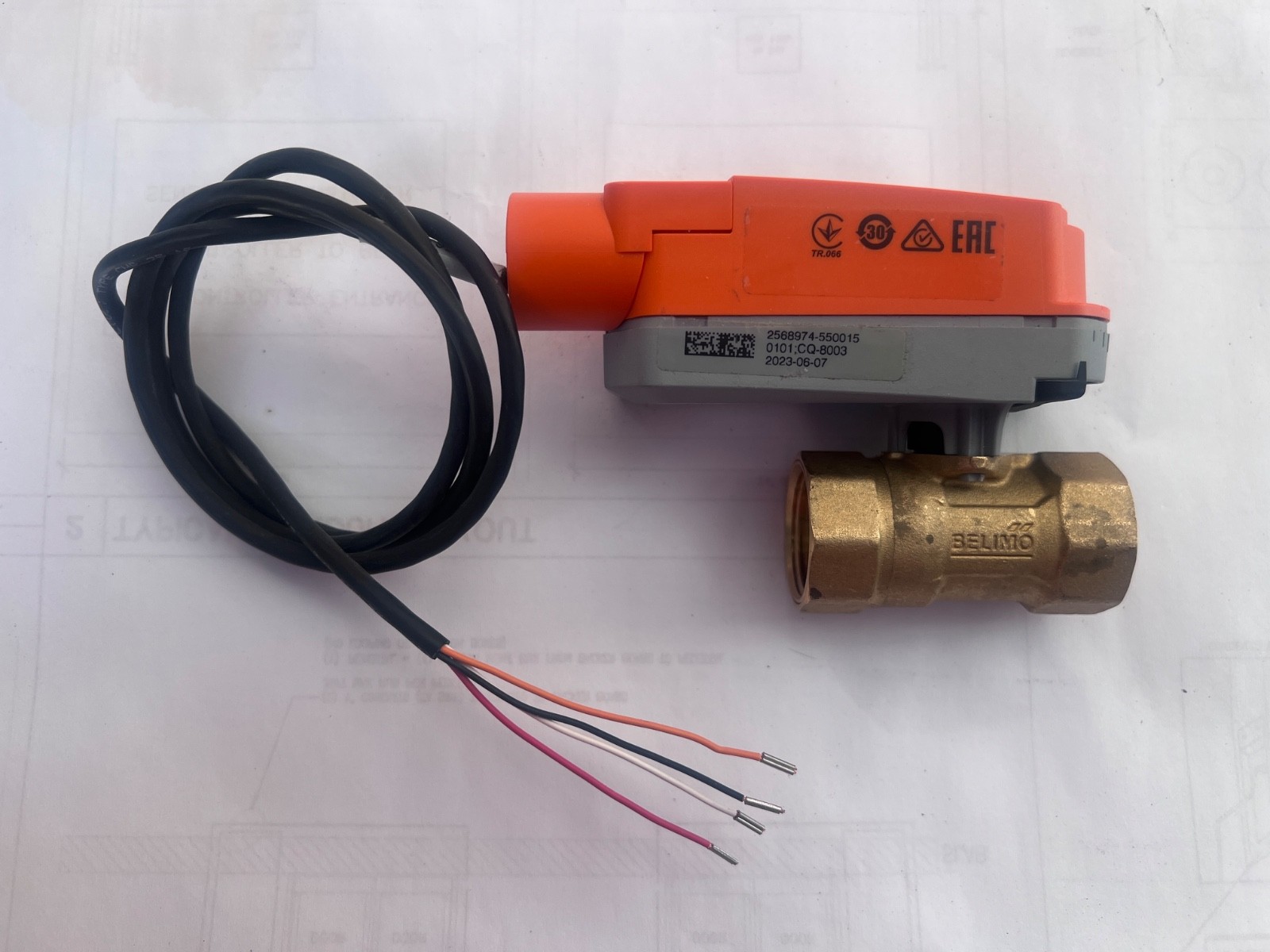 BELIMO Z2075Q-K+CQB24-SR-R Z2075QKCQB24SRR (no box)