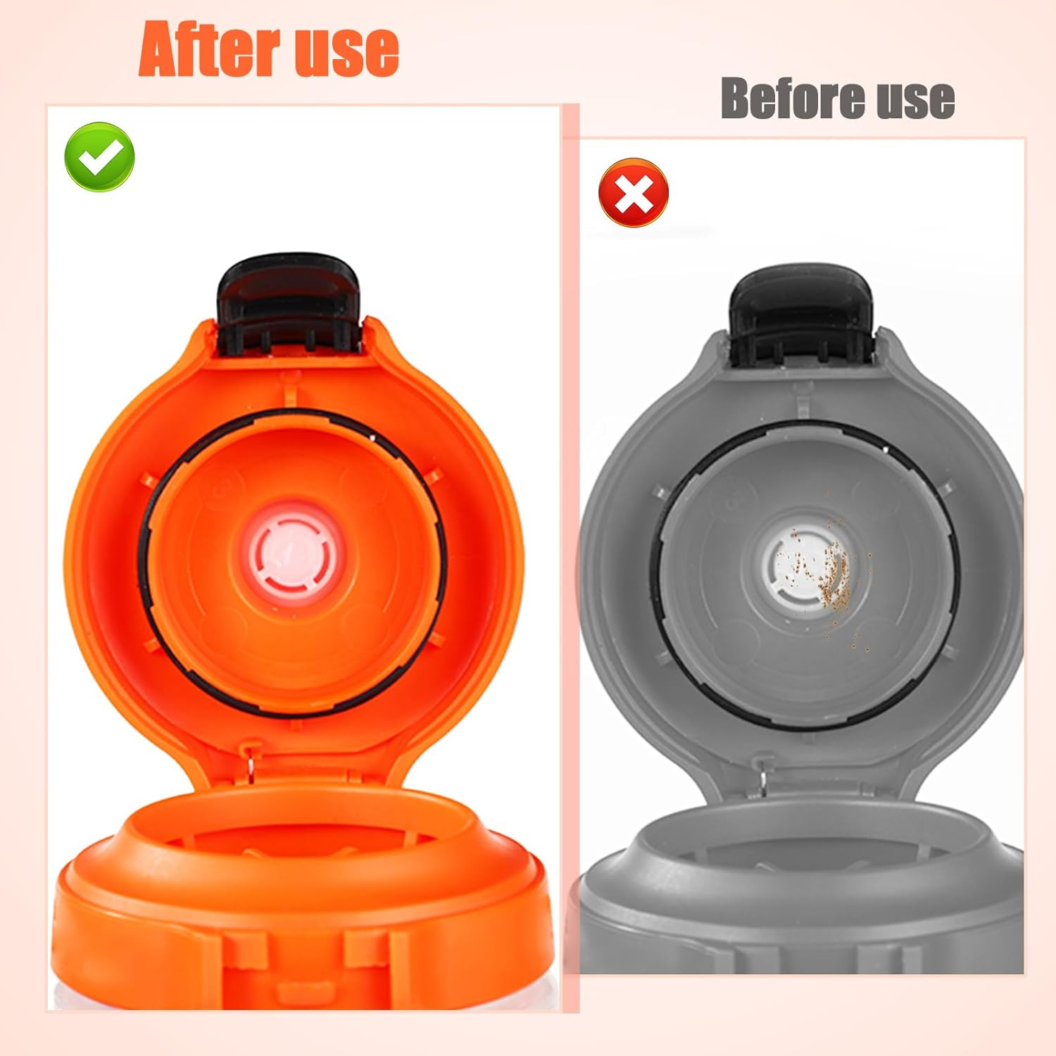 10PCS Gatorade GX Bottle Lid Replacement Set, Silicone Valves & Gaskets with Cli