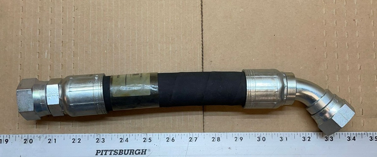 New Flyer Hydraulic Hose Assembly 16 x 12.5 PN: 6394668