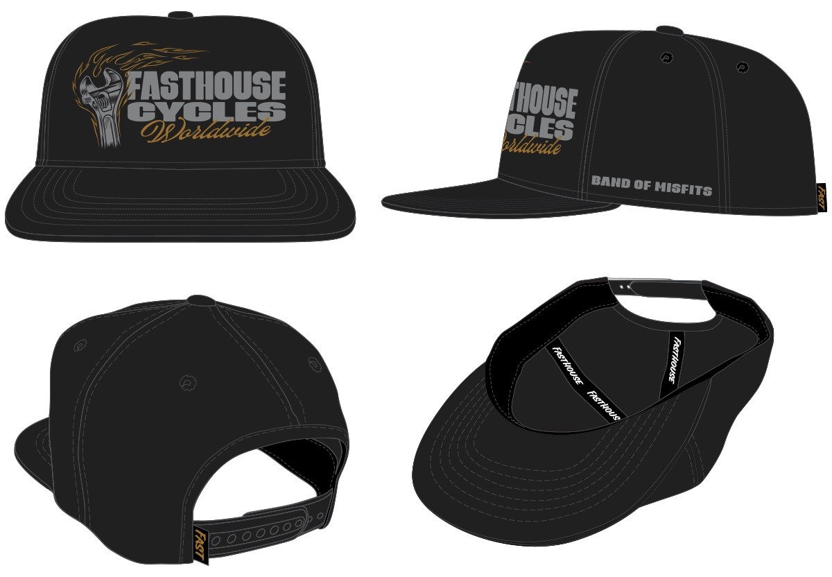 FastHouse 3210050400 - Spanner Snapback Hat Olive