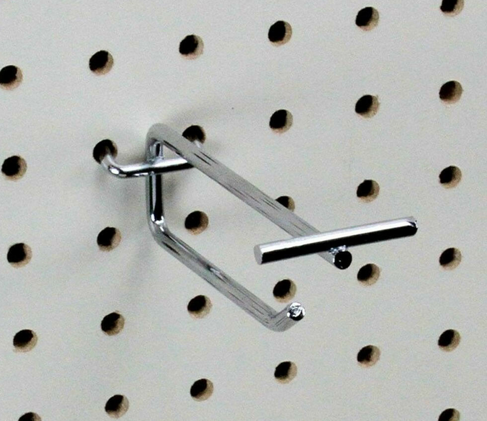 20 Pc 4'' Pegboard Flip End Scanner Hooks Slatgrid Slatwall Retail Store Display