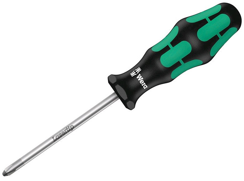 Wera 009317 Kraftform Plus 355 PZ Pozi Screwdriver PZ2x200mm