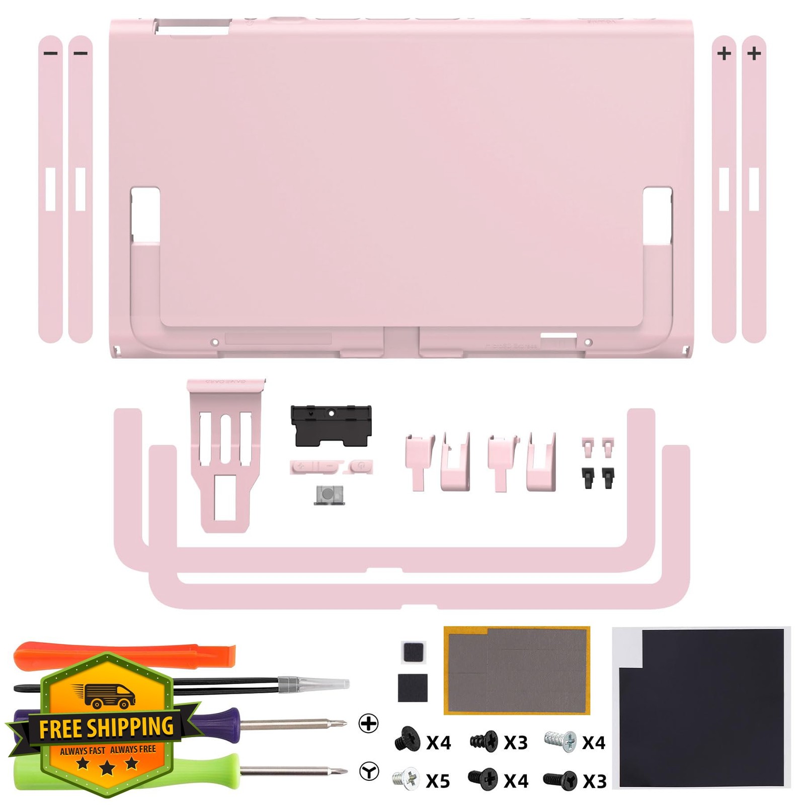 Nintendo Switch 2 Back Plate Cherry Blossoms Pink No Kickstand