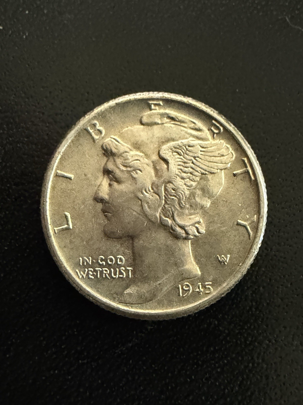 1945 P Mercury Dime BU