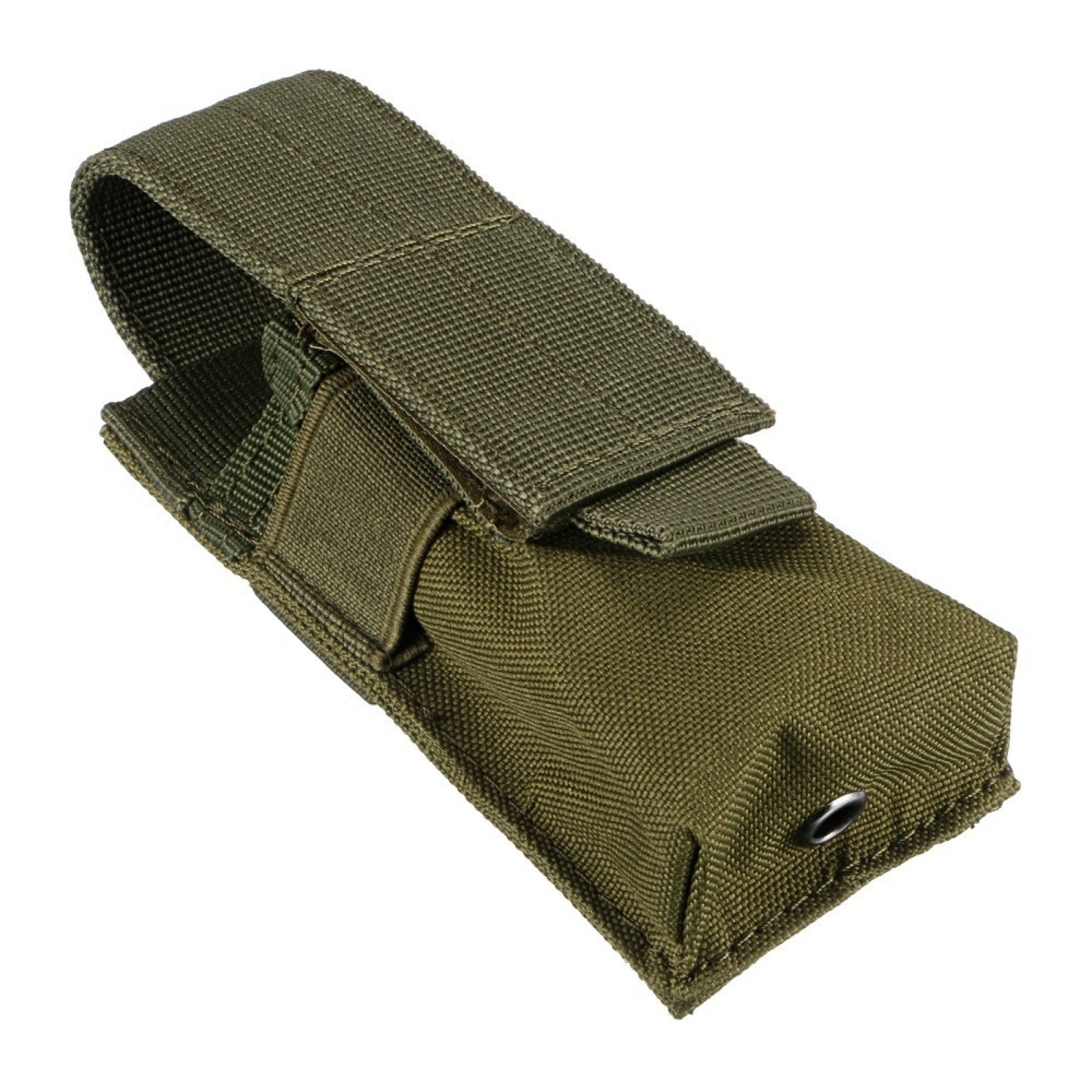 Green Tactical Molle Flashlight Holder Holster Flashlight Pouch Torch Carry Case