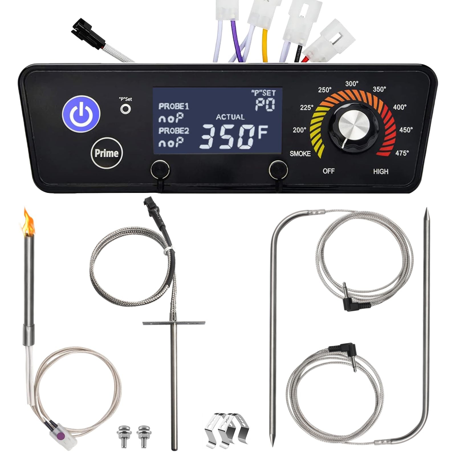 Upgraded Digital W/LCD Display Control Board Replacement Parts for Pit black