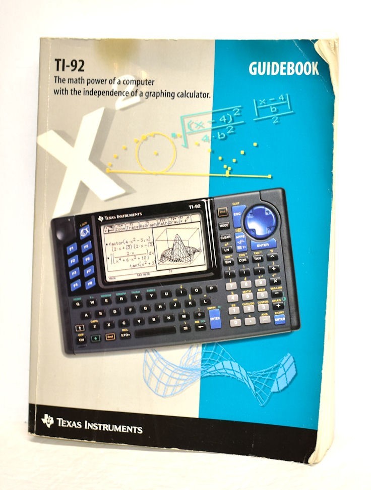 Texas Instruments TI-92 Guidebook