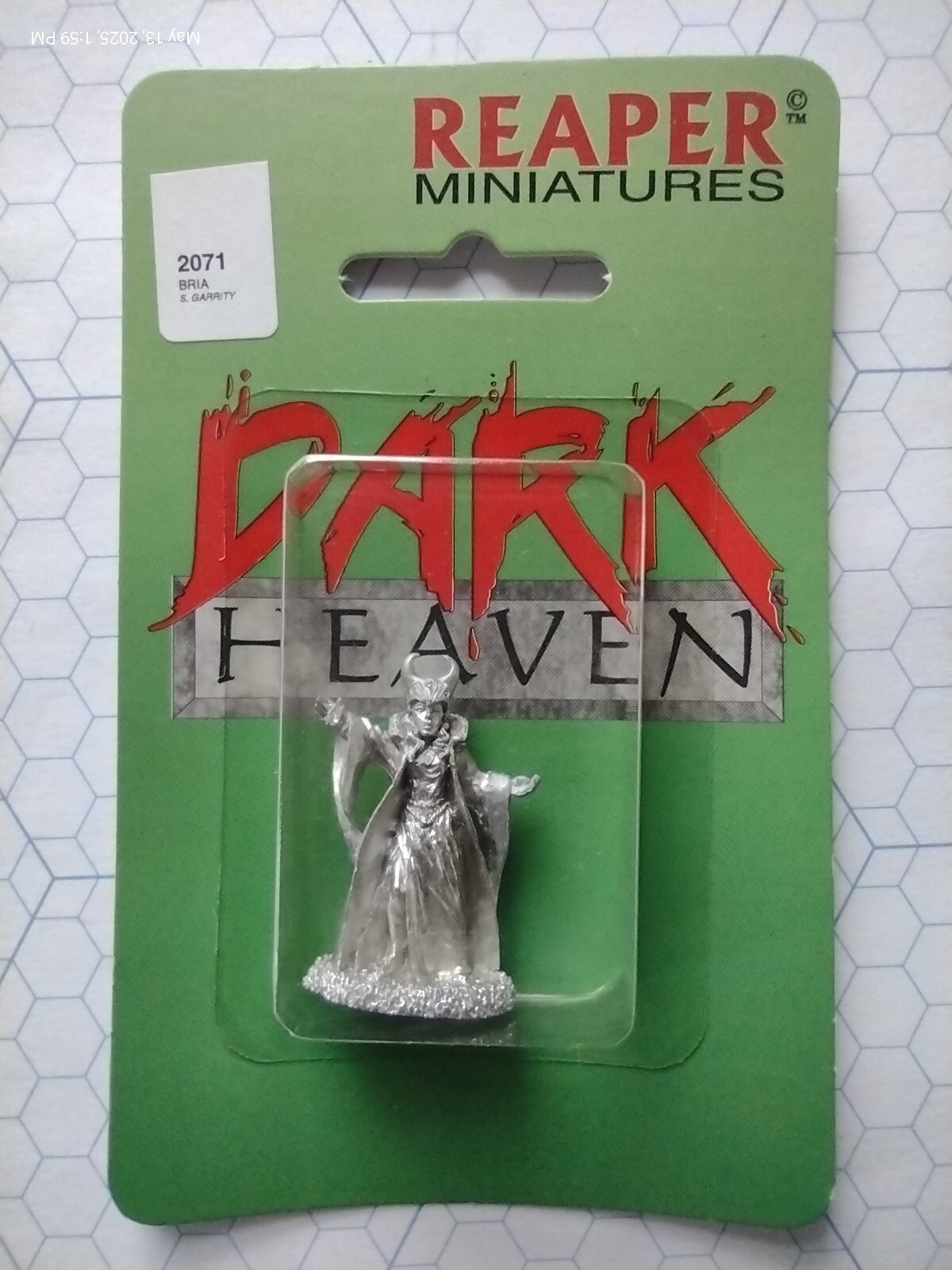 Reaper 02071 BRIA of DARTHA-DARK HEAVEN 25mm metal, new in blister pack.