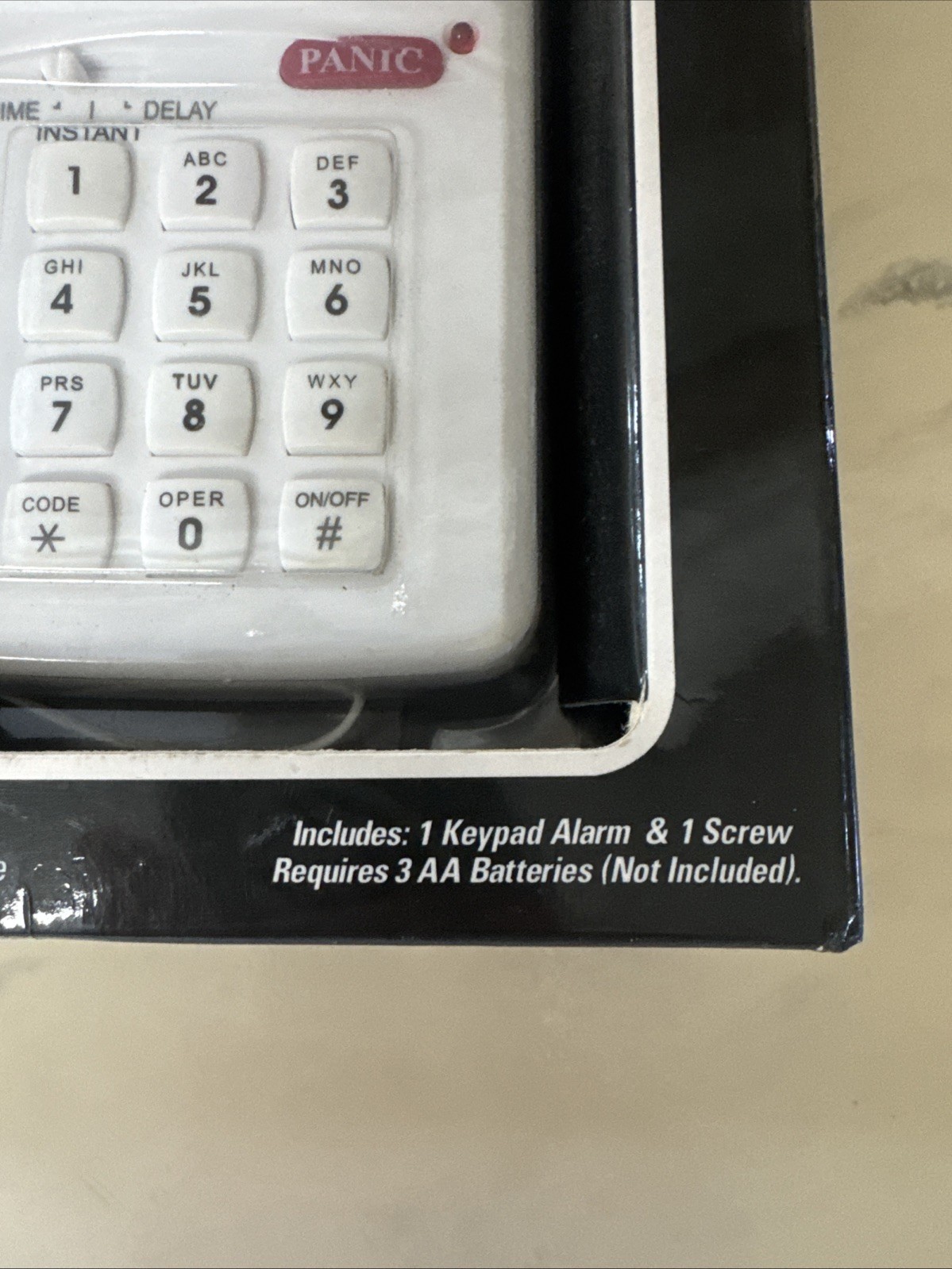 Secure Pro Keypad Wireless Battery-Operated Alarm System w/ Panic button NIB
