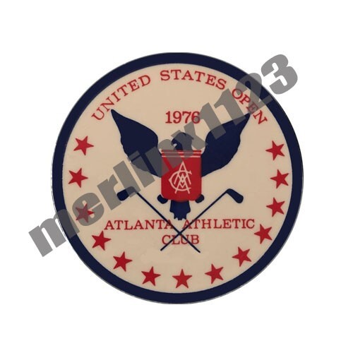 1976 US Open Atlanta Athletic Club Golf Ball Marker + HAT CLIP