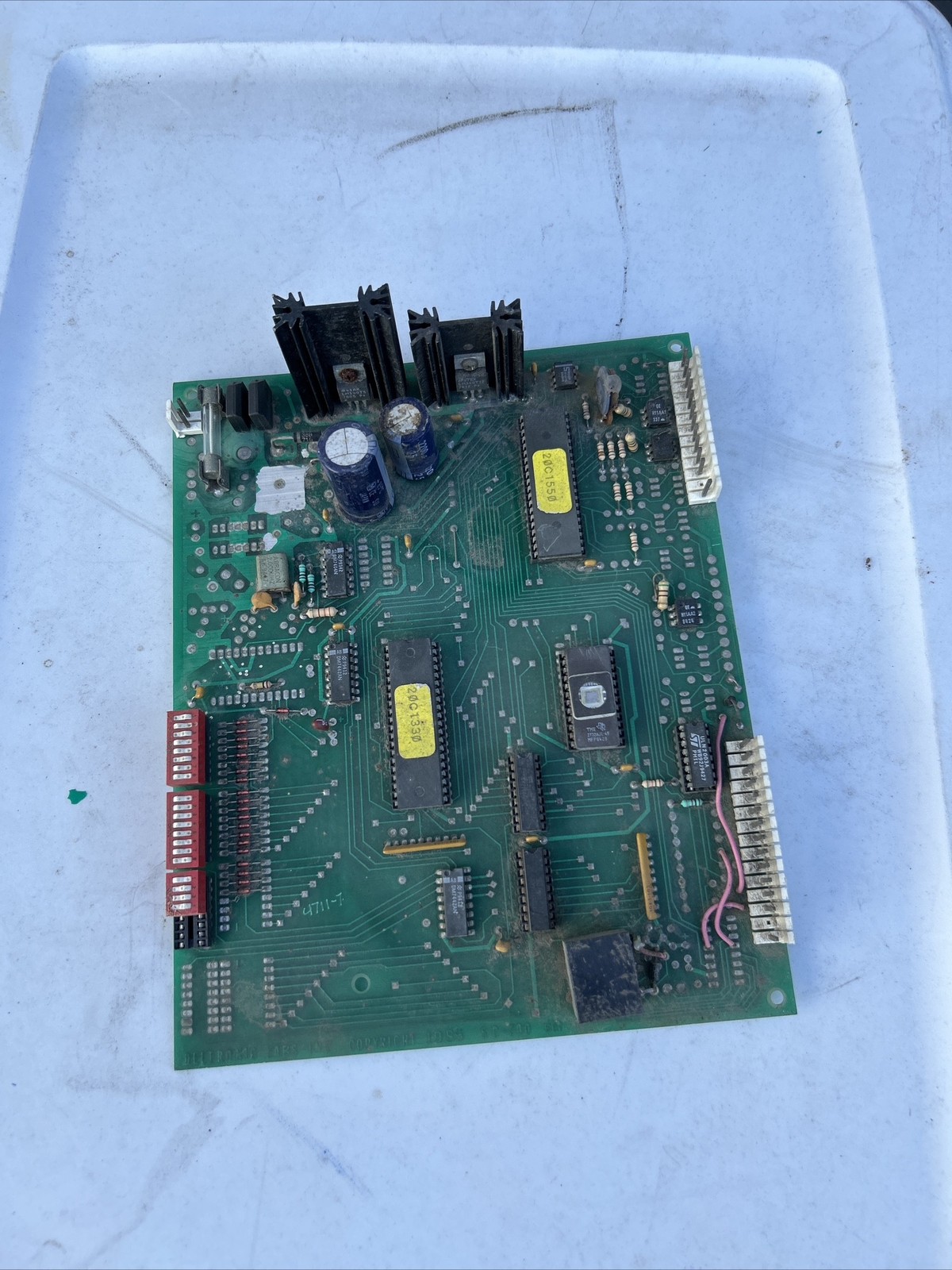 Untested Deltronics Ticket  Pcb Board arcade VIDEO GAMe If42