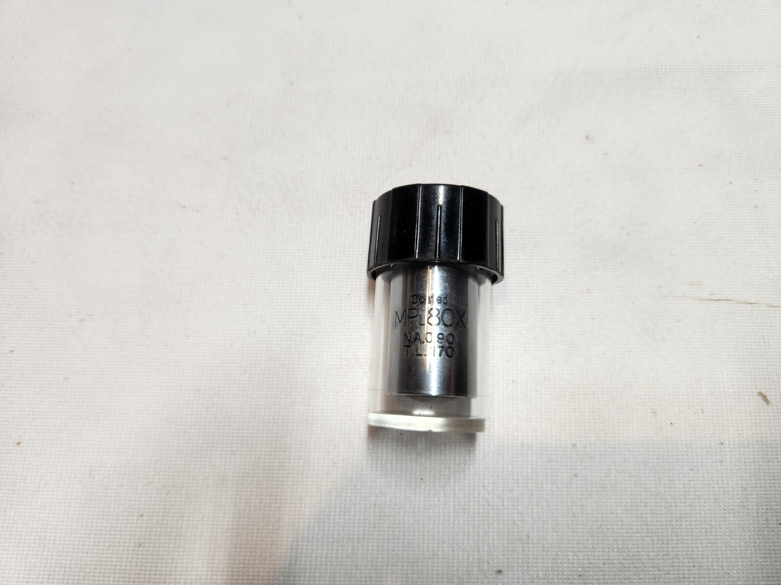 UNITRON JAPAN MP 80X L OBJECTIVE MICROSCOPE PART OPTICS In Plastic Case
