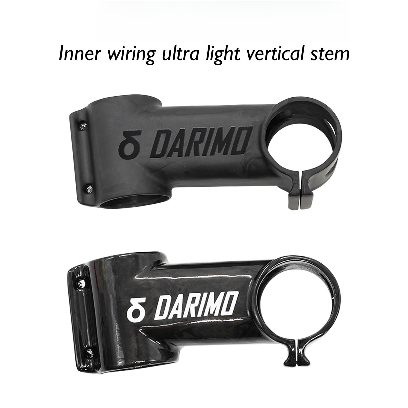 3K Carbon Fiber Bike Road MTB Cycling Stem -6 -17 Degree 31.8mm Clamp 60-120mm