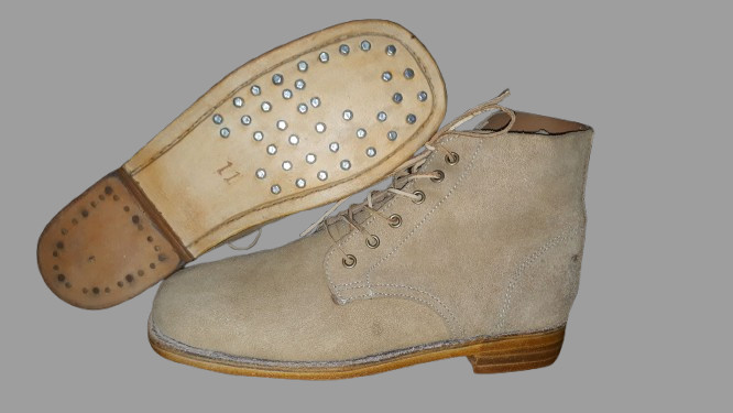 CIVIL WAR BROGANS SHOES ROUGH SIDE OUT - US SIZE 5 to 15
