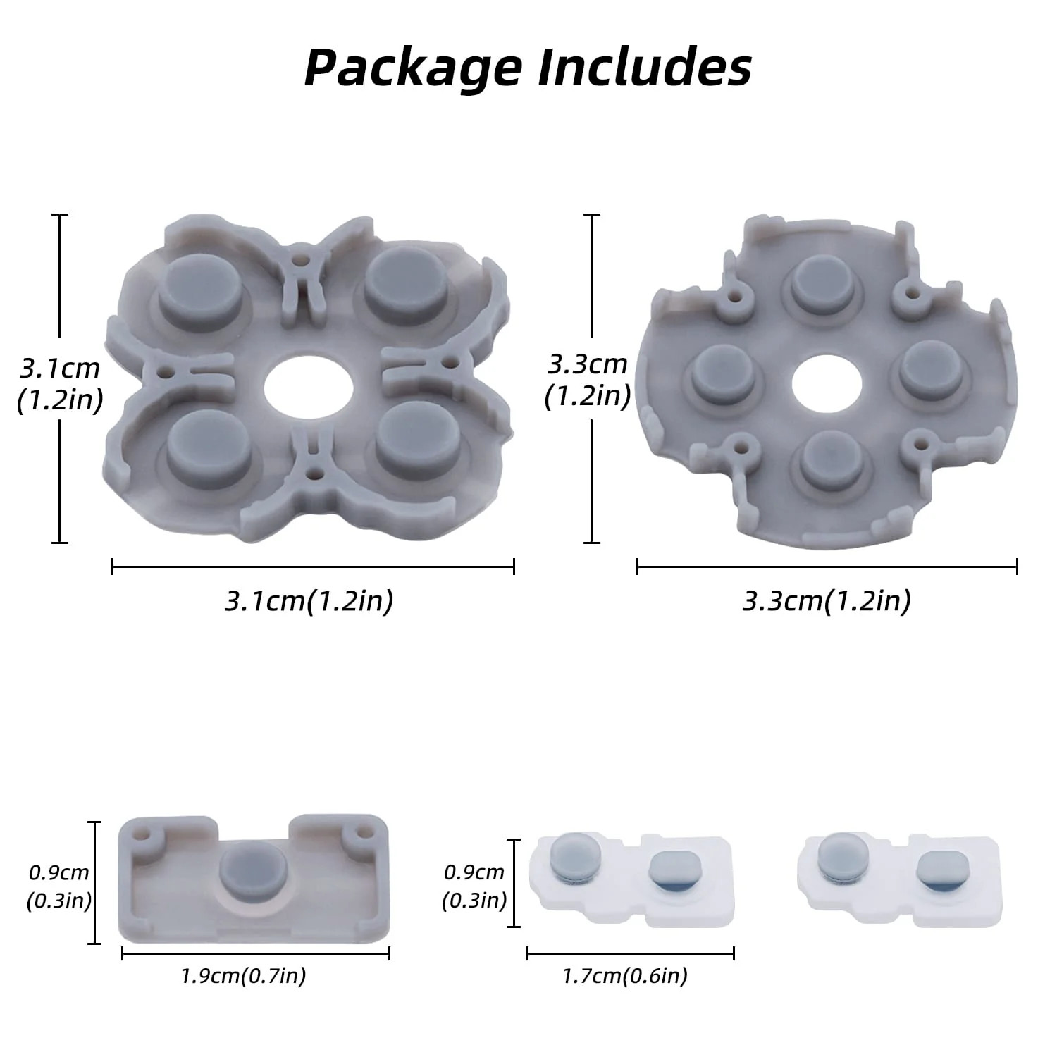 Replacement Conductive Rubber Silicone Pads Button BDM-010 for Playstation 5 PS5