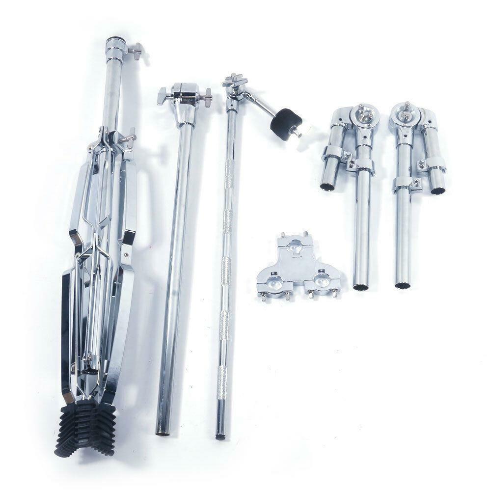 New Adjustable Double Tom Drum Stand Cymbal Boom Mount Arm for Drum Kit