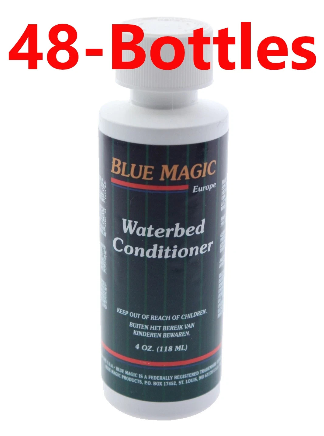 48x/CASE- Blue Magic All Purpose Waterbed Conditioner, 4 fl oz (118 ml) ea.