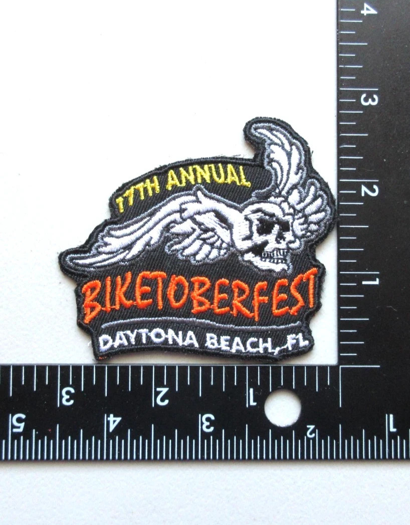 🔥Biketoberfest Daytona Beach Florida 17th Annual Motorcycle Rally Patch