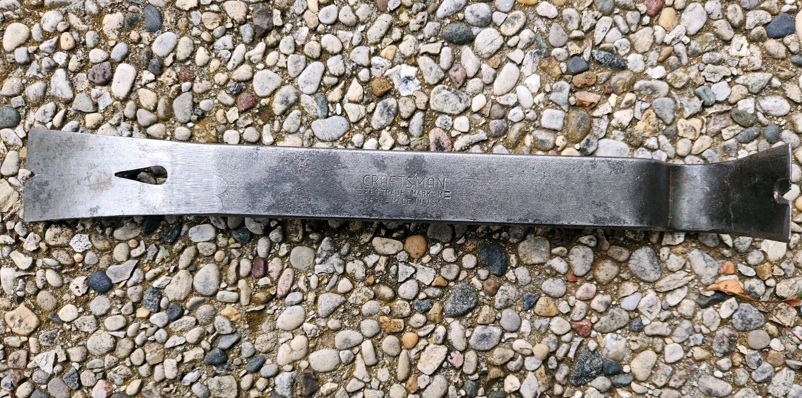 Vintage Craftsman USA Pull N Pry Bar 6591 =M= Nail Pulling 15” Wonder Flat Bar