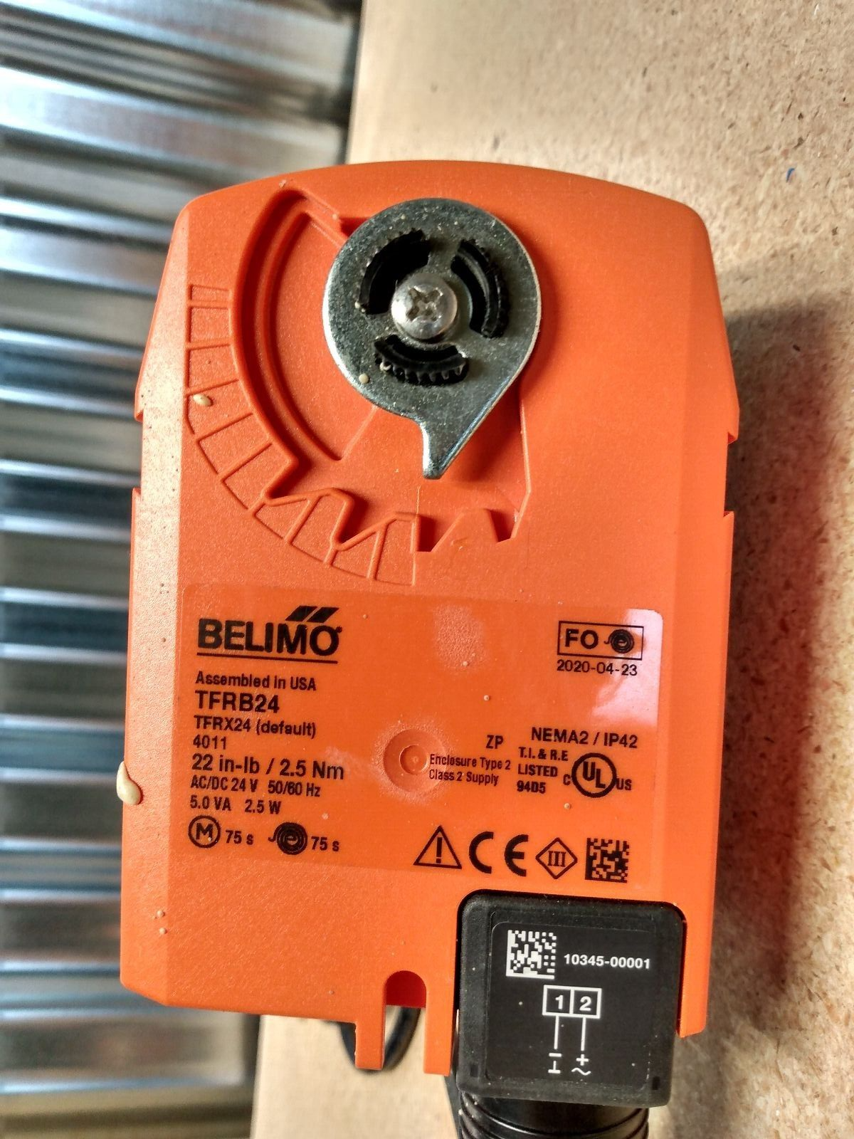 Belimo B217B+TFRB24 3/4" CV 4.7