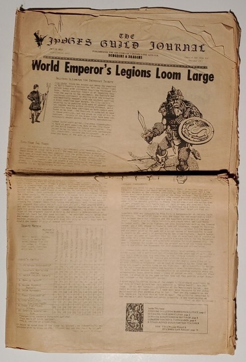 The Judges Guild Journal Installment O Issue #6 Oct/Nov 1977 D&D Newsletter