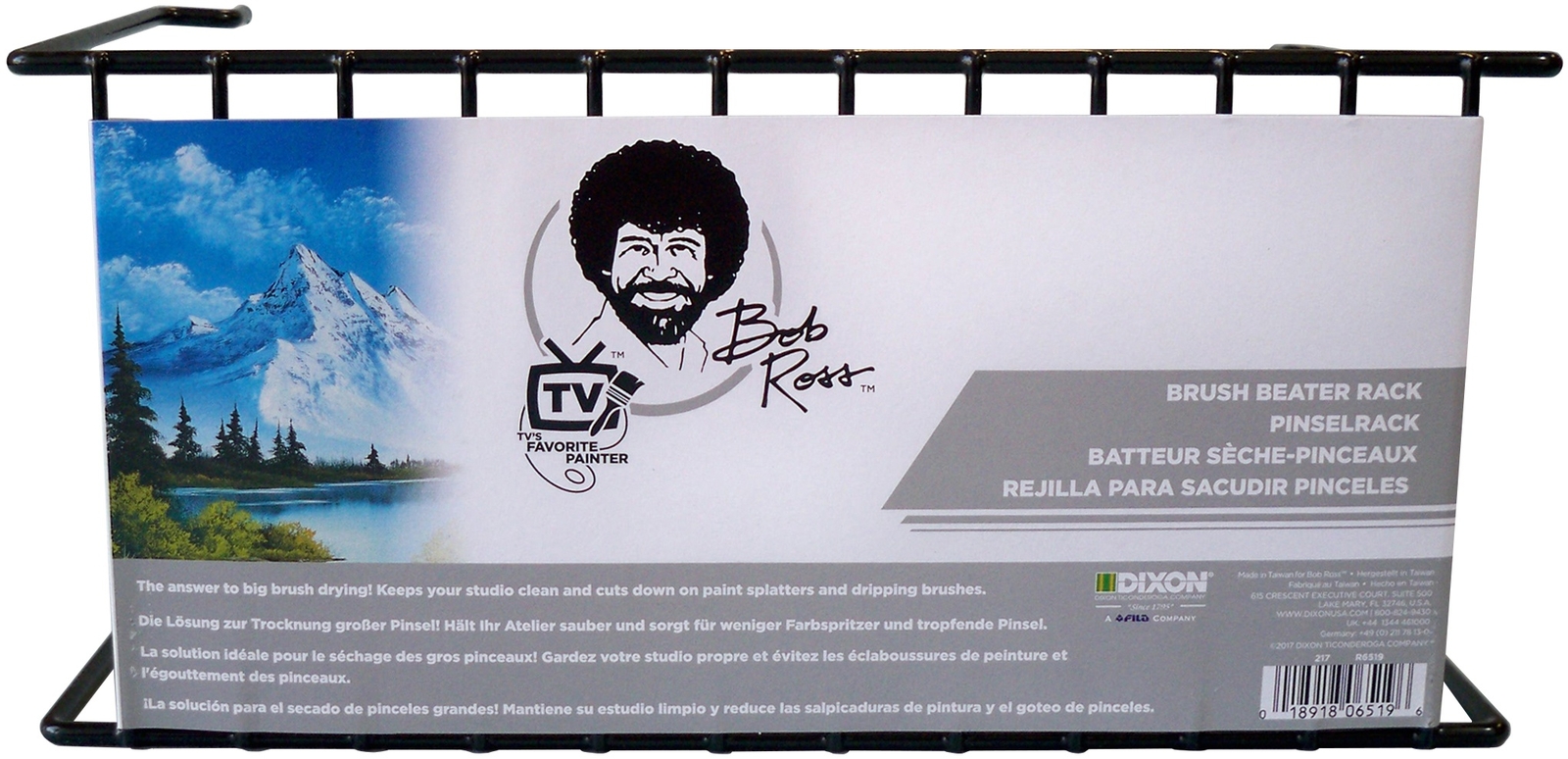 Bob Ross Brush Beater Rack-Black - 2 Pack