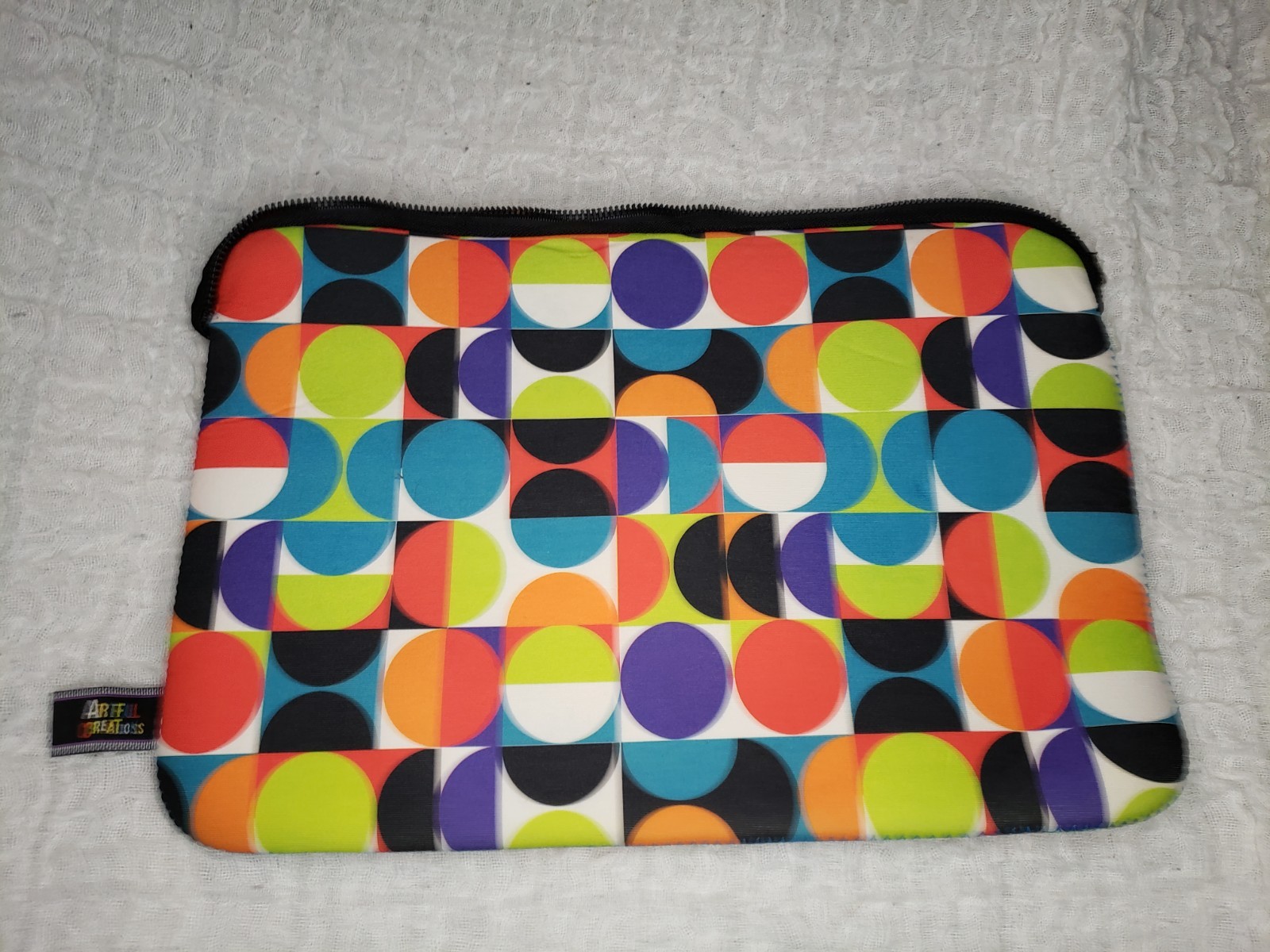 Artful Creations 11 Inch Laptop Sleeve Foam Case Bag Colorful K