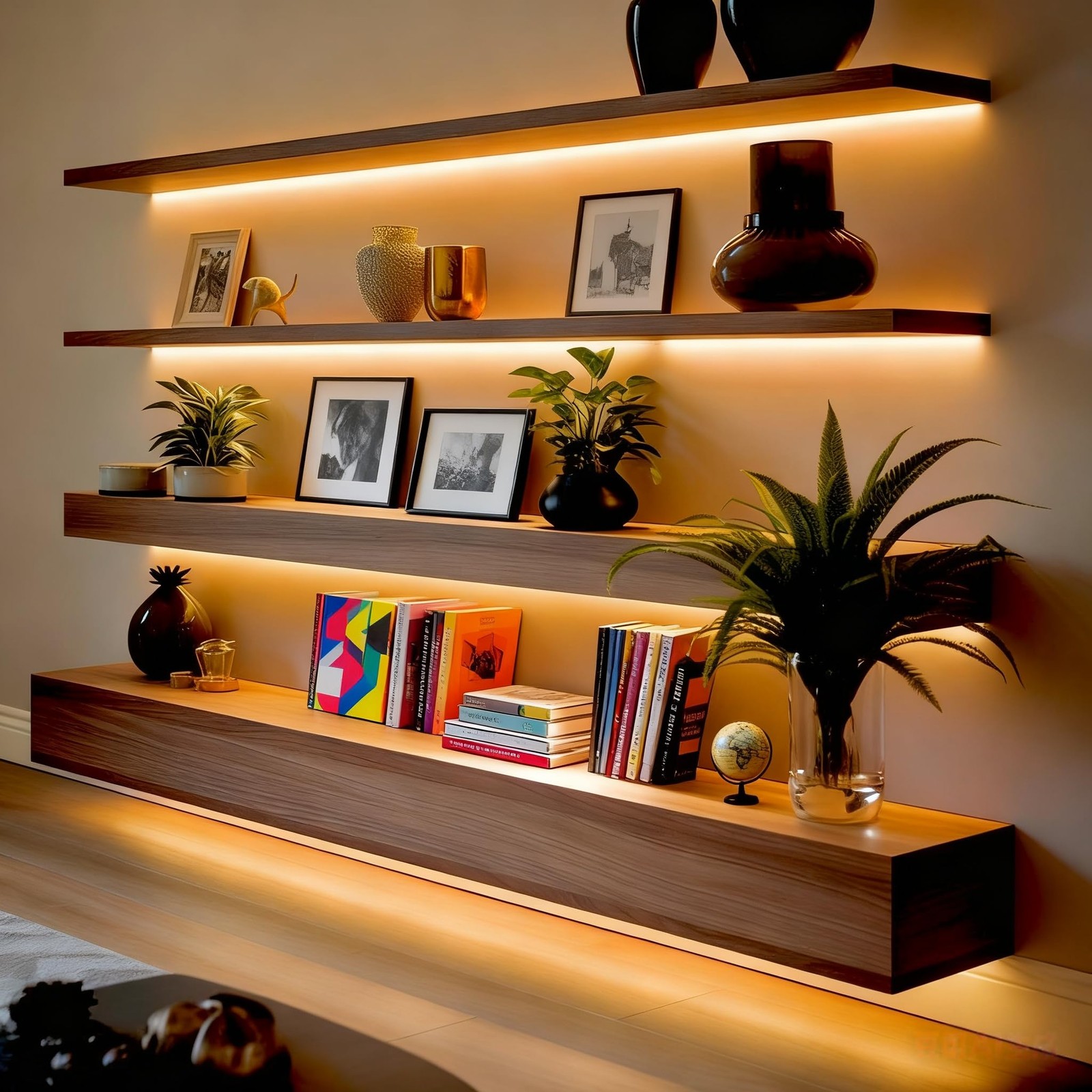 COB LED Strip Light with Remote, 16.4ft, 3000K Dimmable, Warm White LED Light...